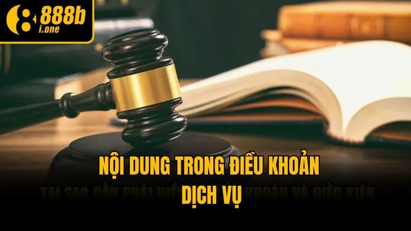 Nội dung trong điều khoản dịch vụ